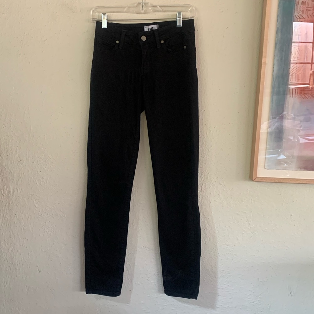 Paige Verdugo Ultra Skinny Black Jeans